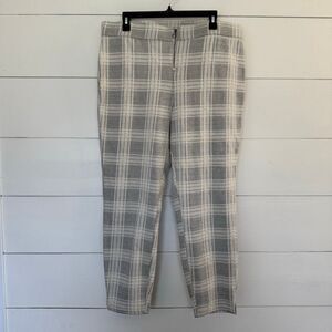 Hue Women’s 2X Plaid Pull on Pants Plus Size New